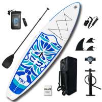 Cheap Inflatable Stand Up Paddle Board DWF Inflatable Soft Board Surfing